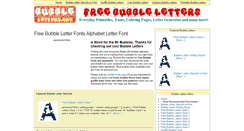 Desktop Screenshot of bubbleletters.org